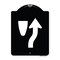 Signmission Beware of Curb Graphic Heavy-Gauge Aluminum Architectural Sign, 24" x 18", BW-1824-24522 A-DES-BW-1824-24522 - alternate 1